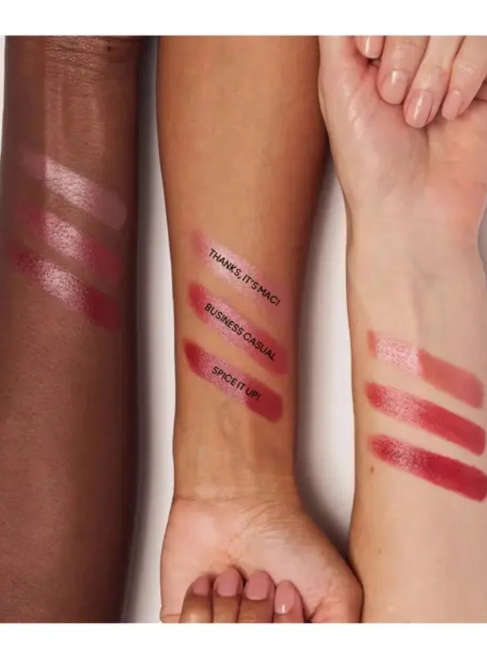 MAC Cosmetics Wildest Gleams Mini Lustreglass Classic Lip Trio